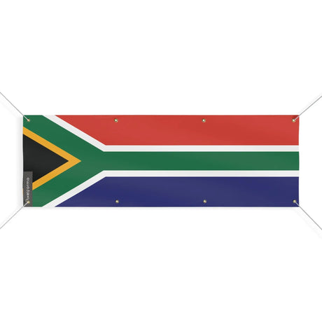 Drapeau afrique du sud polyester résistant avec œillets