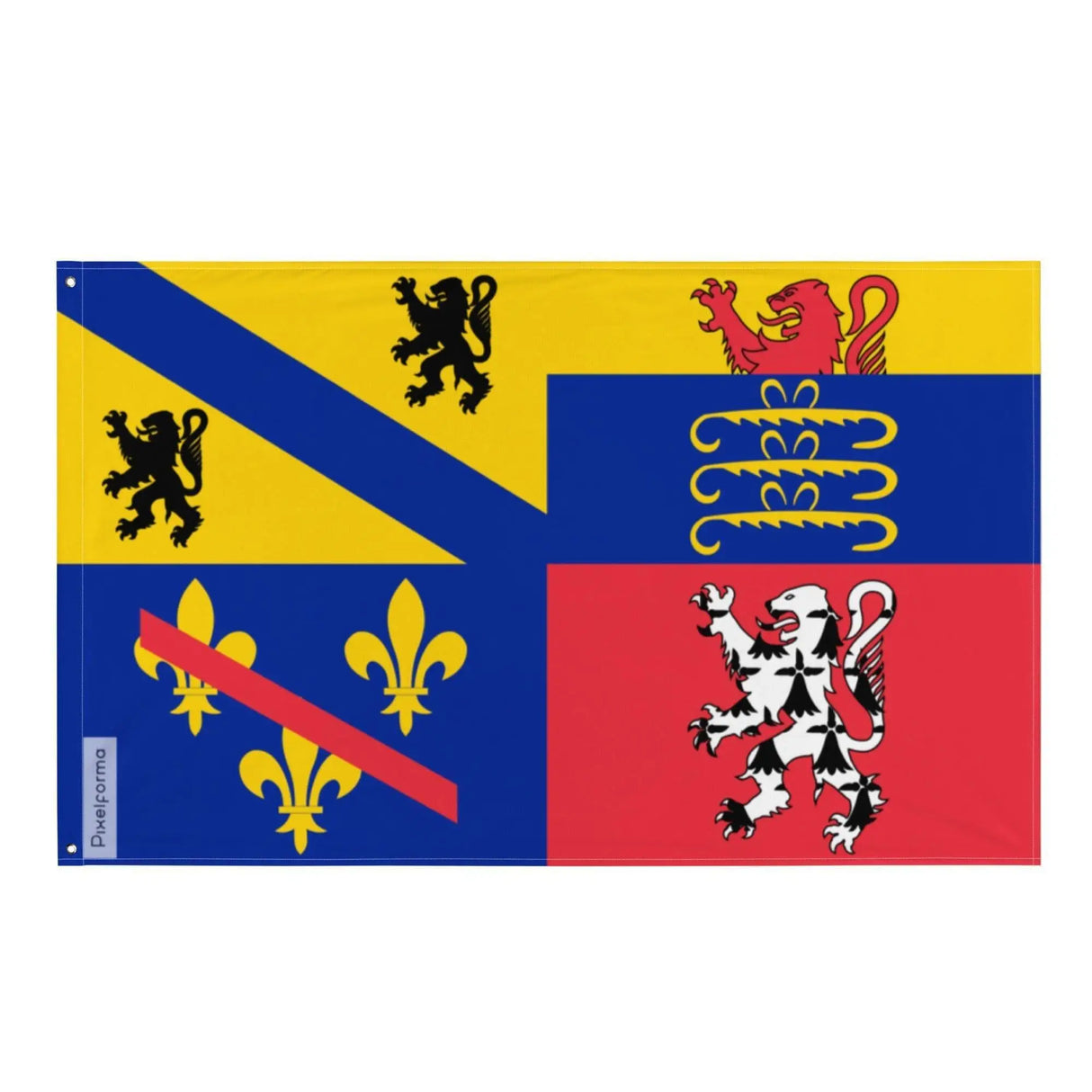 Drapeau ain polyester résistant œillets à gauche