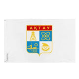 Drapeau aktaou polyester résistant avec œillets à gauche