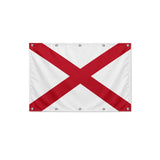 Drapeau de l'Alabama format S en polyester avec dix œillets