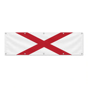 Drapeau de l'Alabama grand format XL en polyester avec dix œillets
