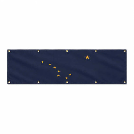 Drapeau de l'Alaska grand format XL en polyester avec dix œillets