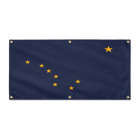 Drapeau alaska polyester résistant aux intempéries œillets