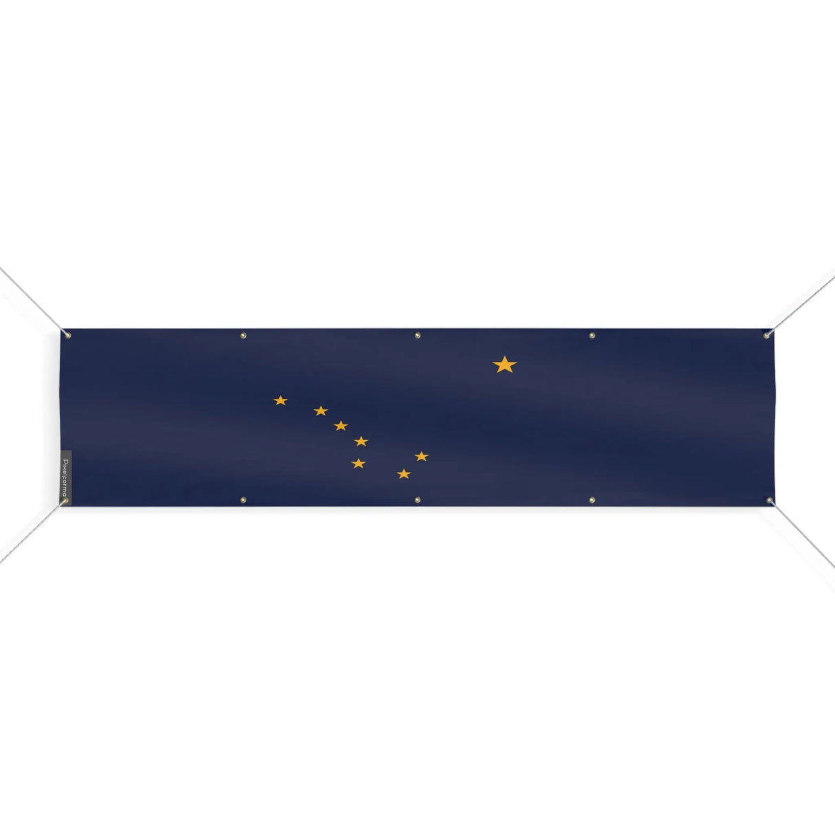 Drapeau alaska en polyester résistant aux intempéries