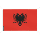 Drapeau albanie 10 oeillets en plusieurs tailles (s) - pixelforma