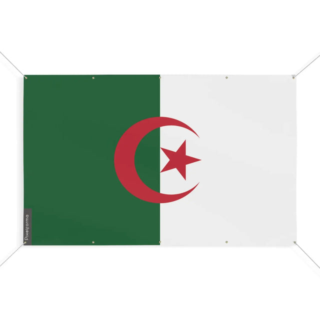 Drapeau algérie 10 oeillets en plusieurs tailles (s) - pixelforma