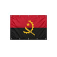 Drapeau de l'Angola format S en polyester avec dix œillets
