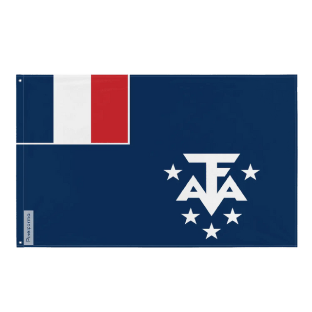 Drapeau antarctique françaises officiel plusieurs tailles en polyester - pixelforma