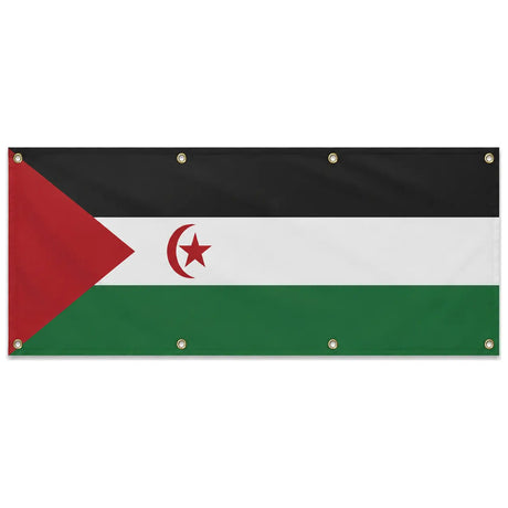 Drapeau république arabe sahraouie démocratique polyester résistant