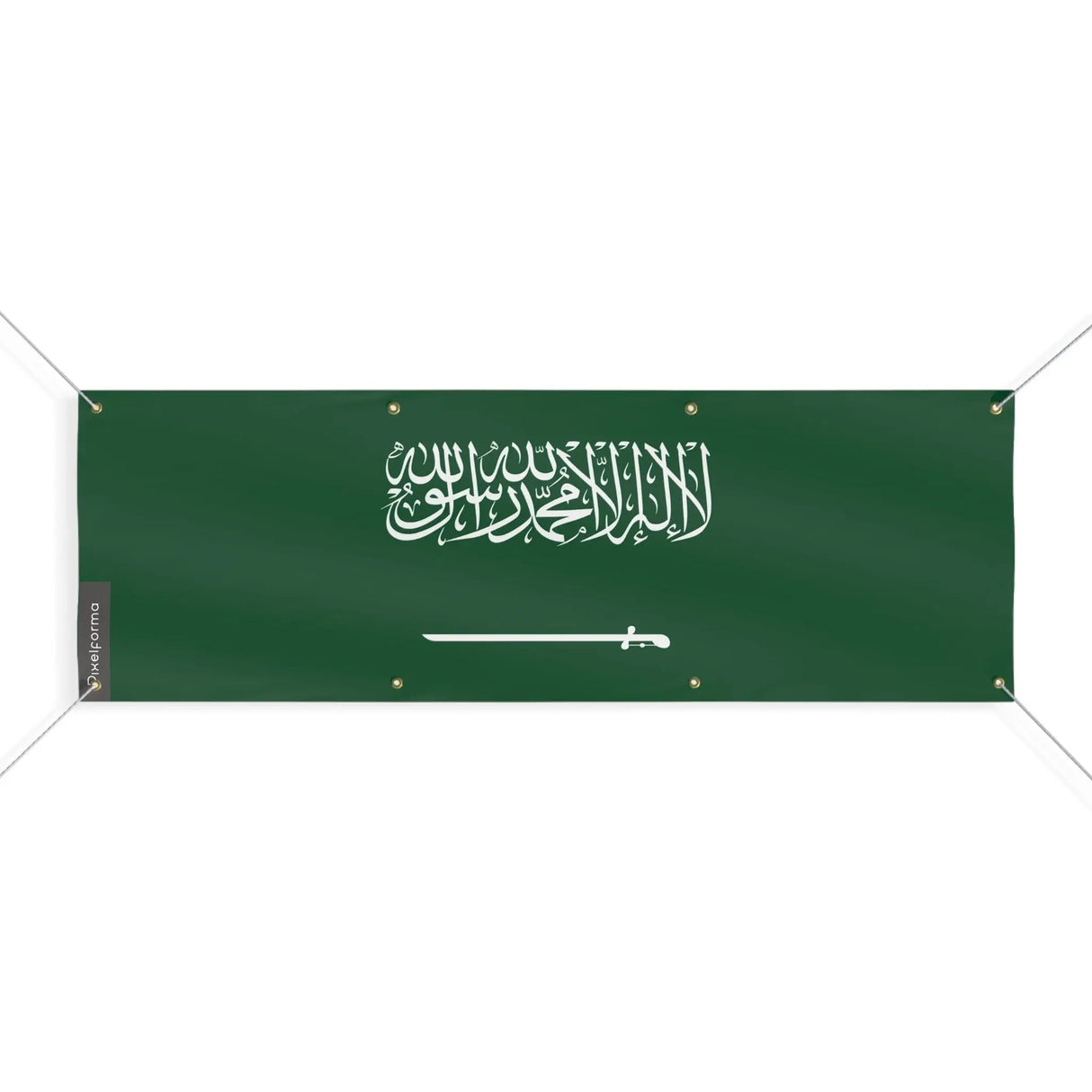 Drapeau arabie saoudite polyester résistant aux intempéries
