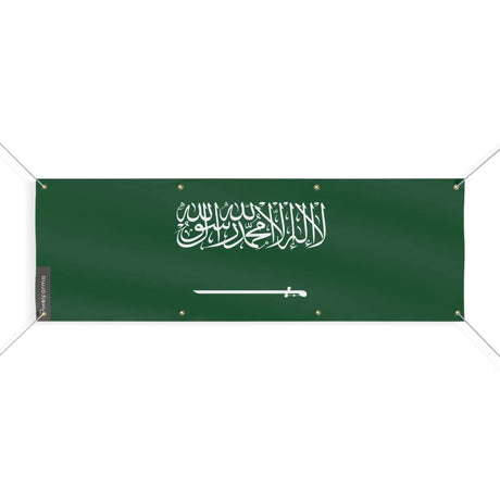 Drapeau arabie saoudite polyester résistant aux intempéries