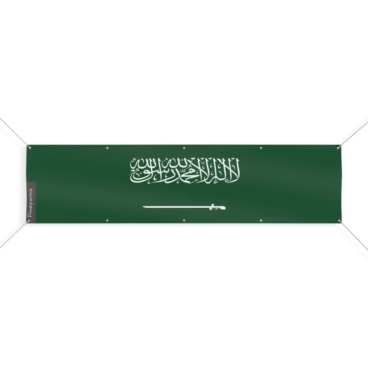 Drapeau arabie saoudite polyester résistant aux intempéries
