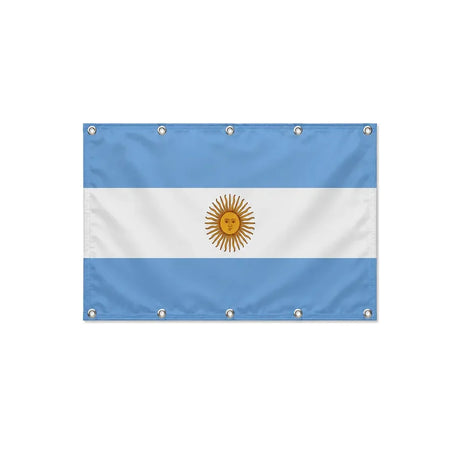 Drapeau de l'Argentine format S en polyester avec dix œillets