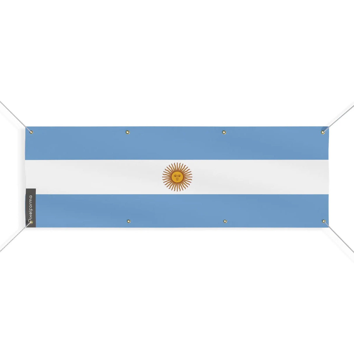 Drapeau argentine polyester résistant aux intempéries