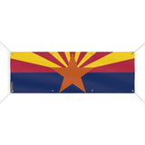 Drapeau arizona polyester résistant aux intempéries œillets