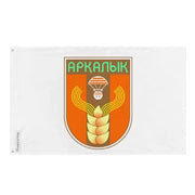 Drapeau arkalyk polyester résistant avec œillets à gauche