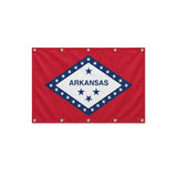 Drapeau de l'Arkansas format S en polyester avec dix œillets
