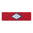Drapeau de l'Arkansas grand format XL en polyester avec dix œillets