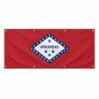 Drapeau arkansas polyester résistant aux intempéries œillets