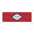 Drapeau arkansas polyester résistant aux intempéries œillets