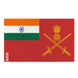 Drapeau armée indienne polyester résistant œillets à gauche