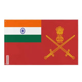Drapeau armée indienne polyester résistant œillets à gauche