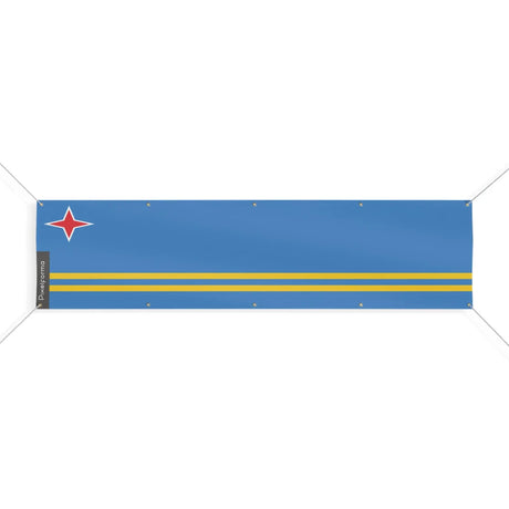 Drapeau aruba polyester résistant aux intempéries