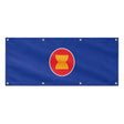 Drapeau asean polyester résistant aux intempéries 8 œillets