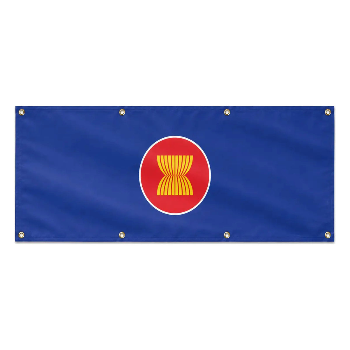 Drapeau asean polyester résistant aux intempéries 8 œillets