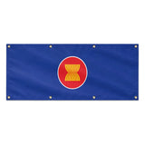 Drapeau asean polyester résistant aux intempéries 8 œillets