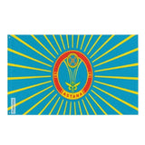 Drapeau astana en polyester résistant œillets à gauche