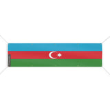 Drapeau azerbaïdjan en polyester résistant aux intempéries