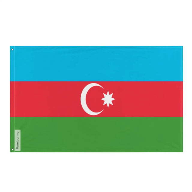 Drapeau azerbaïdjan plusieurs tailles en polyester - pixelforma