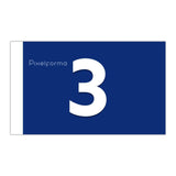 Drapeau bachkirie polyester double ourlet œillets à gauche
