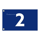 Drapeau bachkirie polyester double ourlet œillets à gauche