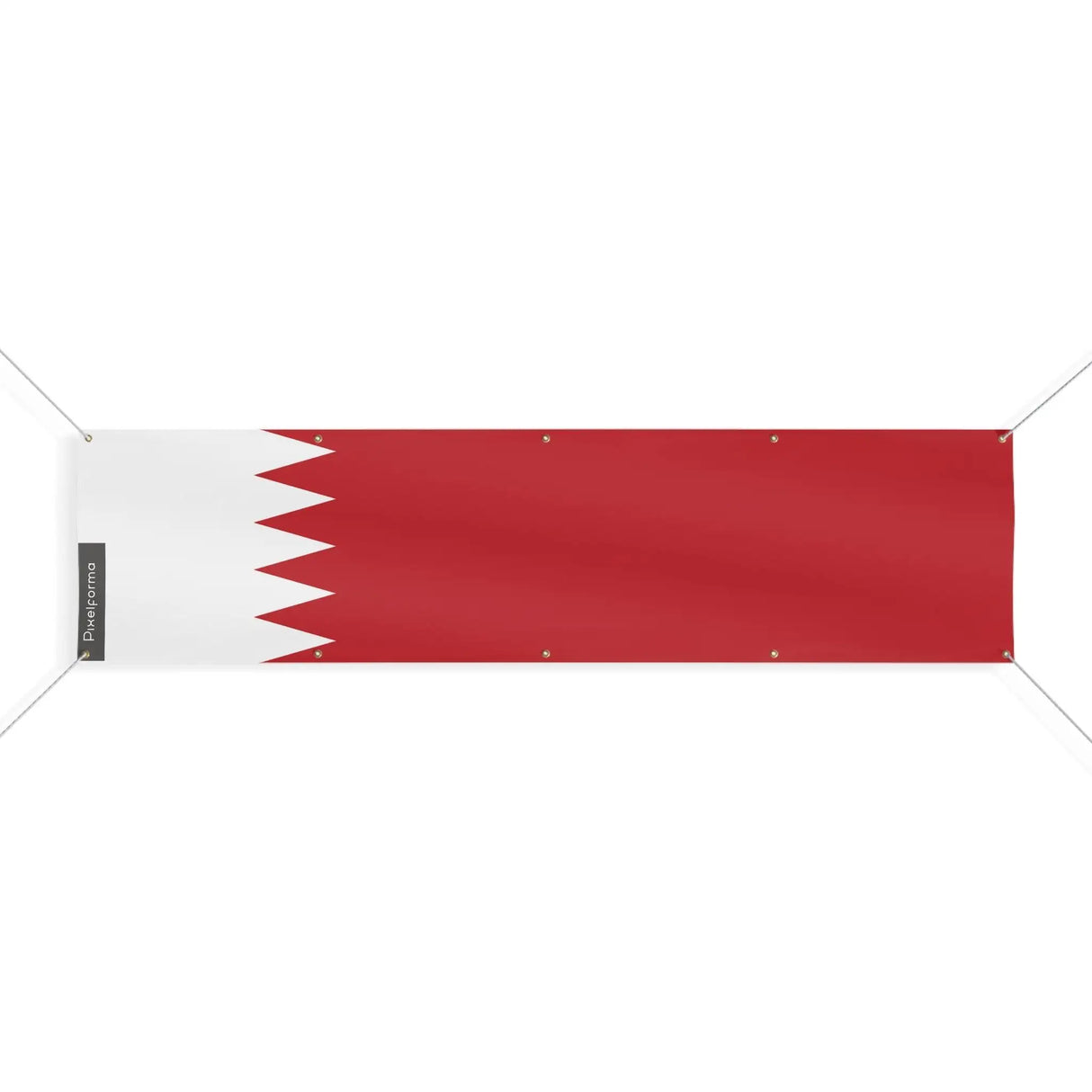 Drapeau bahreïn polyester résistant aux intempéries œillets