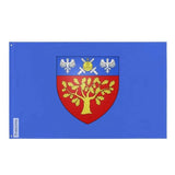 Drapeau baie-saint-paul polyester résistant œillets à gauche