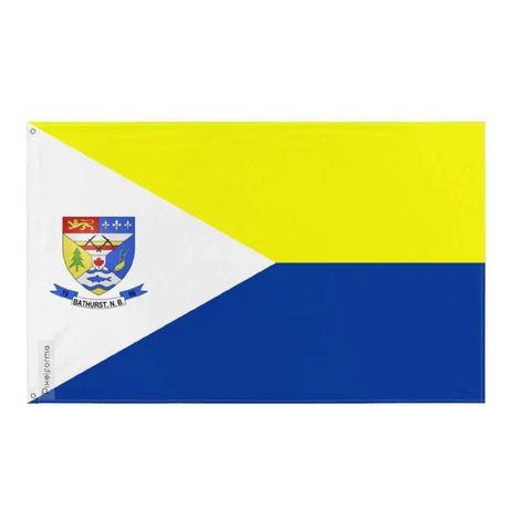 Drapeau bathurst polyester résistant avec œillets à gauche