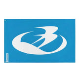 Drapeau beauharnois polyester résistant œillets à gauche