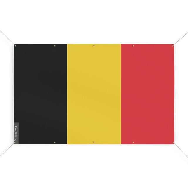 Drapeau belgique 10 oeillets en plusieurs tailles (s) - pixelforma