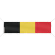 Drapeau belgique polyester résistant aux intempéries œillets
