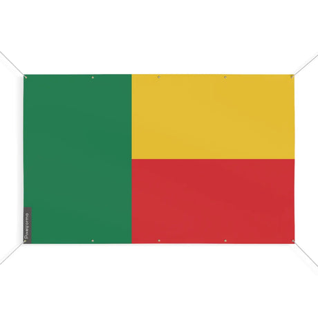 Drapeau bénin 10 oeillets en plusieurs tailles (s) - pixelforma