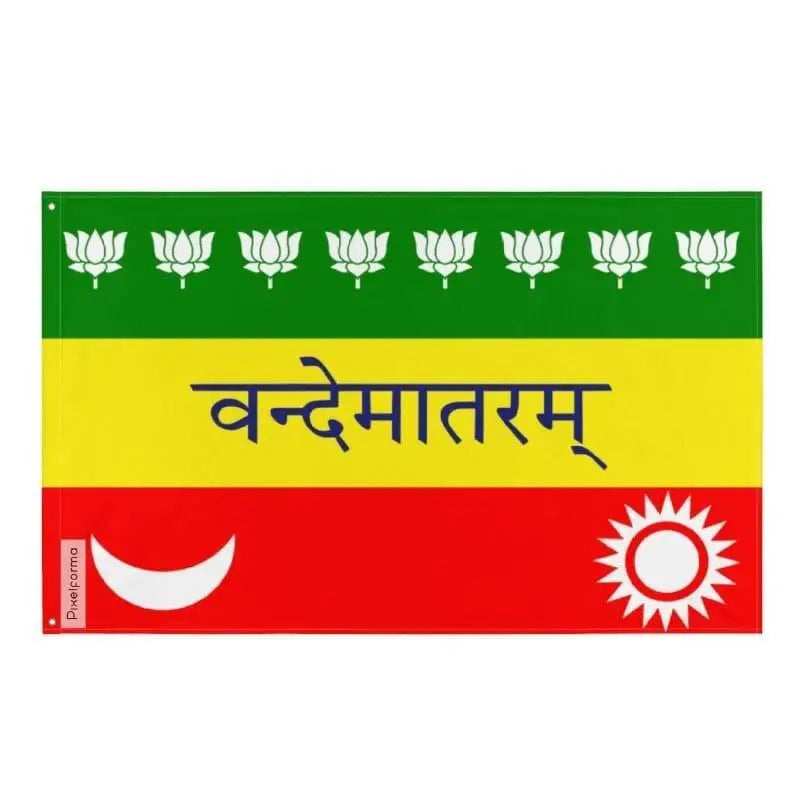 Drapeau berlin inde polyester résistant œillets à gauche