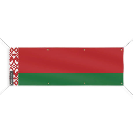 Drapeau biélorussie polyester résistant usage extérieur