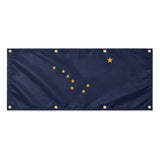 Drapeau blanc résistant aux intempéries en polyester