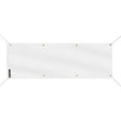 Drapeau blanc résistant aux intempéries en polyester