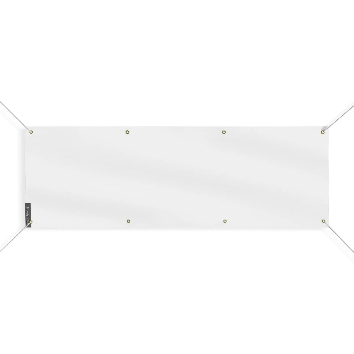 Drapeau blanc résistant aux intempéries en polyester