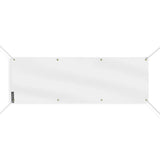 Drapeau blanc résistant aux intempéries en polyester