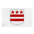 Drapeau blason famille washington polyester œillets à gauche
