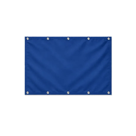 Drapeau Bleu Foncé format S en polyester avec dix œillets
